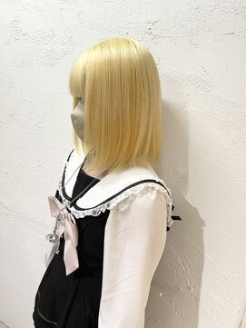 アジールヘア 池袋東口店(agir hair) ブリーチ&ダブルカラー抜きっぱなしブロンド池袋東口