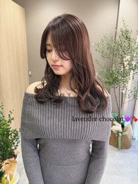トアバイヒラトヤ(TOA by HIRATOYA) ◎ラベンダーチョコレートカラー/レイヤーカット◎