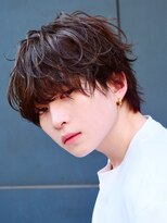 men's salon L-MARK 京都駅前【3月 NEW OPEN（予定）】&nbsp;ツイストスパイラル/スパイラルパーマ/メンズ/マッシュ/眉毛