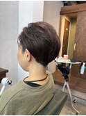 木村法子【耳掛けショート×ナチュラルハイライト】