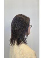 アクセスムーン 上水戸店(Access Moon)&nbsp;ピンクベージュ/アンブレラカラー/クールショート/前髪