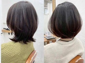 ミッシェル アフロート(michelle afloat)の写真/【大人女性のくびれミディアム】実力派スタイリストが人気のシルエットをあなたに合わせて創り上げる…。