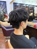 シャドウパーマ　メンズショート　佐世保