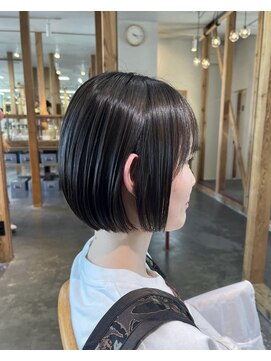 エト(eto) おさまるボブ 暗めブルージュ