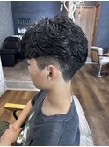 フェザーパーマ／ニュアンスパーマ／韓国マッシュ／我孫子/men's