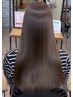 【髪質改善カラー】カット+髪質改善ボンドカラー+ベースTr¥8900