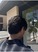 毛流れセンターパート