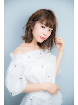 ネウィ 京橋(newi) 【newi +uta* 京橋】大人かわいい × 切りっぱなしボブ