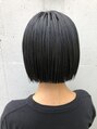 アッシュ 稲田堤店(Ash)&nbsp;シンプルな切りっぱなしボブです。
