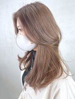 アイティーバイアルバム 八王子店(IT by ALBUM) くびれカット_くびれミディイヤリングカラー_ba327931