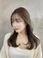 プレスドットサロン 表参道 青山(Press. Salon) 韓国っぽ美人ヘア/color支持率 No.1ミルクティーブラウン/表参道