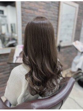 ディッシュ 五反田(dish) 透明感★オレンジリセットで愛モテロング★五反田美容院