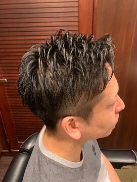 ヒロギンザ 浜松町店(HIRO GINZA) サイドスクリューショート<メンズ/ビジネス/浜松町/ヒロ銀座>