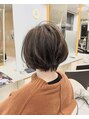 ニコ(hair room nico) ショートボブ表面にハイライト