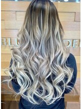 ブルーガーデン(BLUE GARDEN) 外国人風バレイヤージュロングヘア♪