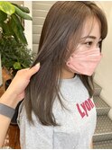 ブリーチなしダブルカラー濃いめベージュ