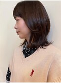 フェミニン外ハネボブ/ニュアンスカラー/アースカラー
