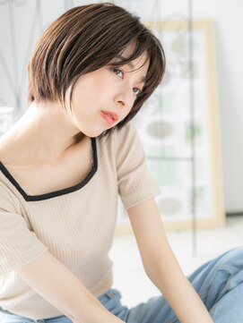 エイトサロン 八潮(8salon) 八潮/髪質改善/ことりベージュ×うるツヤステップボーンカットh