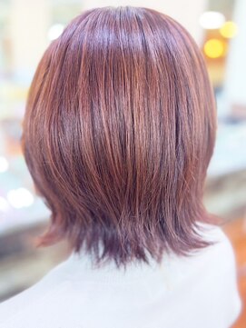 アークスヘアー 大人かわいいバレイヤージュブリーチハイライトショコラアッシュ