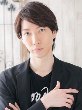 モッズヘアー メン 戸田公園店(mod's hair men) 斜めバング×マットブラウンな小顔ウルフショートe戸田公園