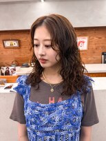 トゥコ(tuco)&nbsp;ミディアムパーマ　ミディアム　スパイラルパーマ　前髪パーマ