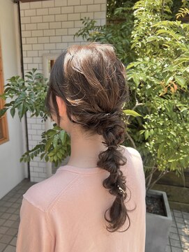 ナビ(nabi) ヘアセット/ヘアアレンジ/編みおろし/お呼ばれヘア