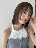 ガーランドギンザ(Garland Ginza)&nbsp;切りっぱなしボブ　姫カット　ストレートボブ