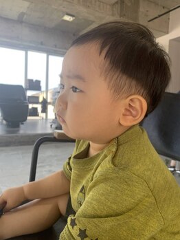 マルカ(MARCA)の写真/パパママ必見！プライベート空間だからお子様連れでも周りを気にせず過ごせる！キッズカットもお任せ☆
