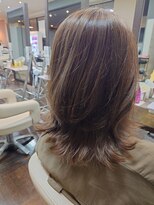 アヴァンス 北花田店(AVANCE)&nbsp;ミディアムレイヤー×柔らかベージュ