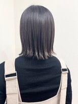 ランプ(Lamp)&nbsp;くびレイヤーグレーベージュニュアンスカラー白髪染め白髪ぼかし