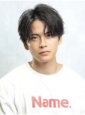 ナチュラルセンターパート 毛流れ ニュアンス