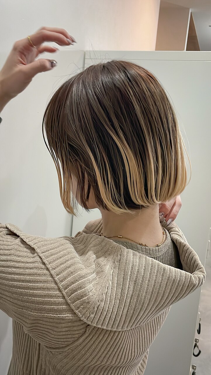 2026年夏】ショート グラデーションの髪型・ヘアアレンジ｜人気順