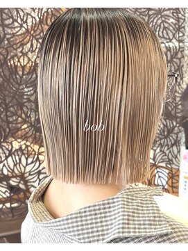 ヘアーアンドメイク サワ 上田本店(SAWA) 20代30代40代小顔切りっぱなし大人クール抜け感ボブ