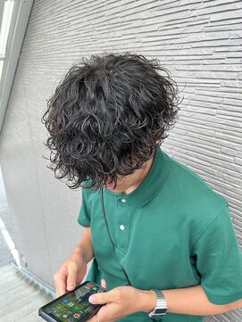 シリー 浦添店(SILLY) メンズ波巻きパーマ
