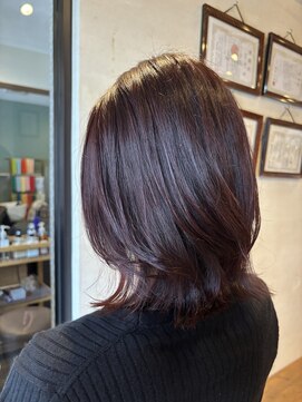 ココカラヘアー ニコ(cococara hair nico) レイヤーカット/ウルフカット/顔まわりカット/カシス/髪質改善