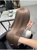 くびれヘア/アプリコットオレンジ/夏のヘアアレンジ/渋谷