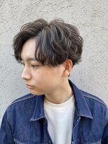 オアシスアヴェダ 東武船橋(OASIS AVEDA) センターパート×スパイラルパーマ×ツーブロック