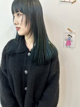 スイ(.SUI)の写真/【今出川】髪質に合わせたセレクトトリートメントで、滑らかな手触りのハイトーンを.SUIで。