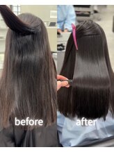 縮毛矯正＝不自然、痛んでしまう。そのお悩みを酸性縮毛矯正で解決《髪質改善/神戸/三宮》