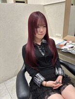 美ららジャパン(JAPAN)&nbsp;ロングレイヤー チェリーレッド