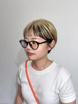 クリアー オブ ヘアー 藤が丘店(clear OF HAIR)&nbsp;アンブレラカラーとオン眉ショート