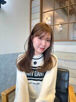 エンノア 池袋(ENNOA)&nbsp;オリーブベージュ×顔まわりレイヤー♪