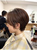長めバングの大人ショートボブ【山科ショート/山科ボブ】