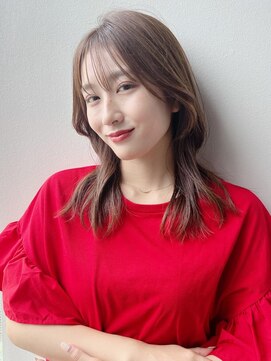 ケーツー エソラ池袋店(K-two) ミディアムレイヤーカット*フェイスレイヤー*顔周り*髪質改善