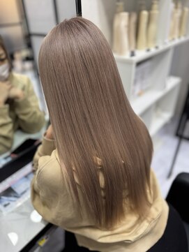 ラムシェール(LamChele) 【lamchele】ミルクティーベージュ×ブリーチカラー