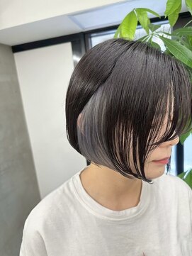 アンバー(UMBER) 京都西院/インナーカラー ブリーチ 髪質改善 ダブルカラー