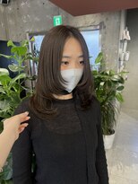 キャラハーフ 池袋東口店(KYARA HALF)&nbsp;ロングレイヤー/アッシュブラウン/ダークブラウン