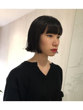 ハープット 府中けやき並木店(HearPut) 切りっぱなしボブ
