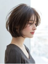 ダル 渋谷/表参道(DAL.)&nbsp;顔周りカットハッシュカットダークブラウンワンホンレイヤー韓国