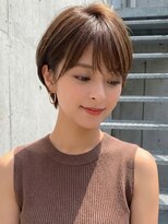 ローウェル(Rowel)&nbsp;ひし形ショート/ショートボブ/シースルーバング/小顔ショート
